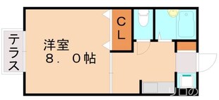 ファーネス水巻　Aの物件間取画像